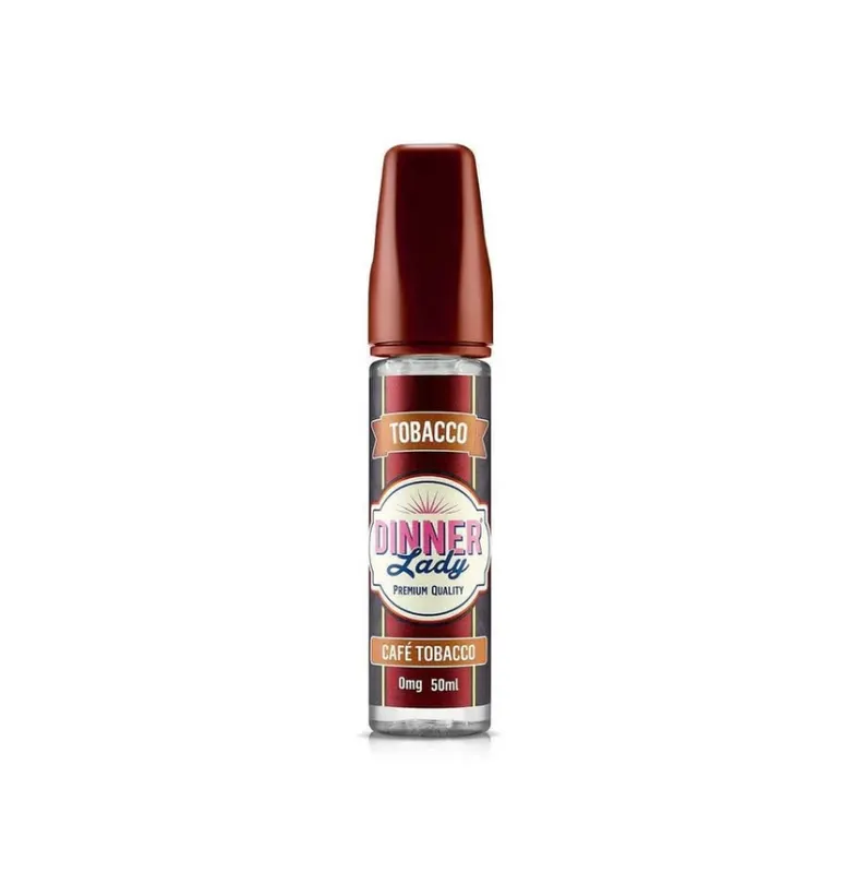 Dinner Lady 50ml Shortfill – Tobacco Range – Cafe Tobacco