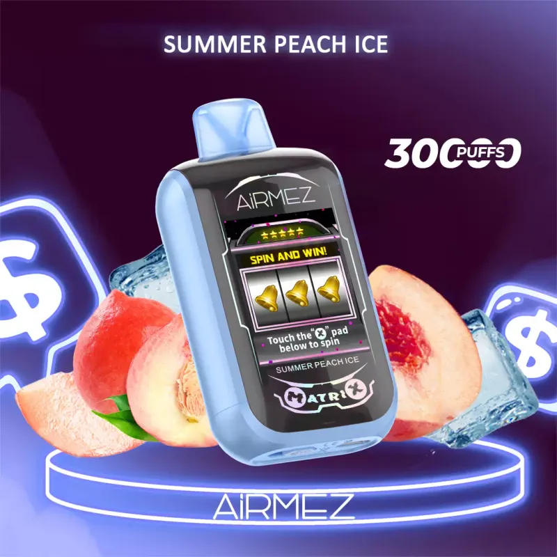 Airmez Matrix Pro 30000 Puffs – Summer Peach Ice