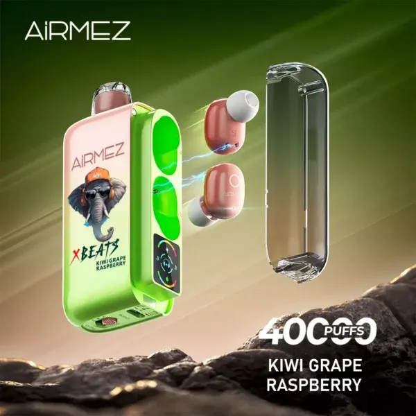Airmez Xbeats 40000 Puffs – Kiwi Grape Raspberry