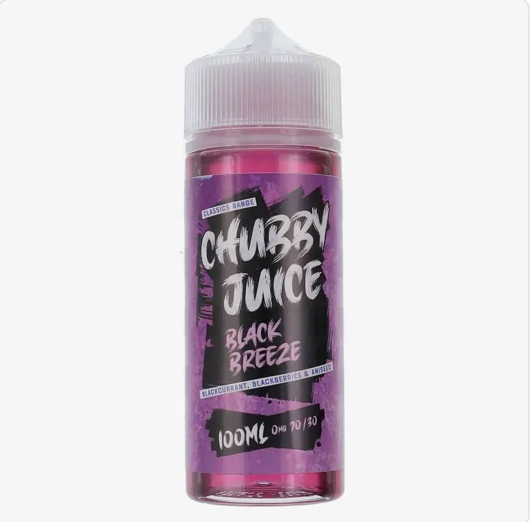 Black Breeze by Chubby Juice E-Liquid | 100ml Short Fill