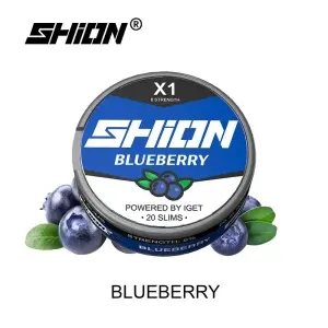 Blueberry Ice – IGET SHION X1 Nicotine Pouch 6mg