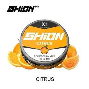 Citrus – IGET SHION X1 Nicotine Pouch 12mg