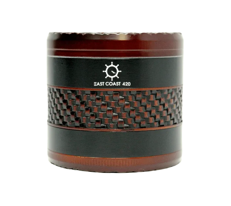 EC420 Weaving Wood Style 63mm 4 Piece Grinder – Black