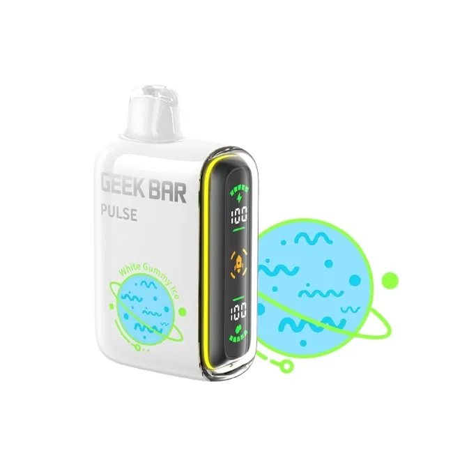 GEEK BAR VAPE 9000 PUFF – WHITE GUMMY ICE