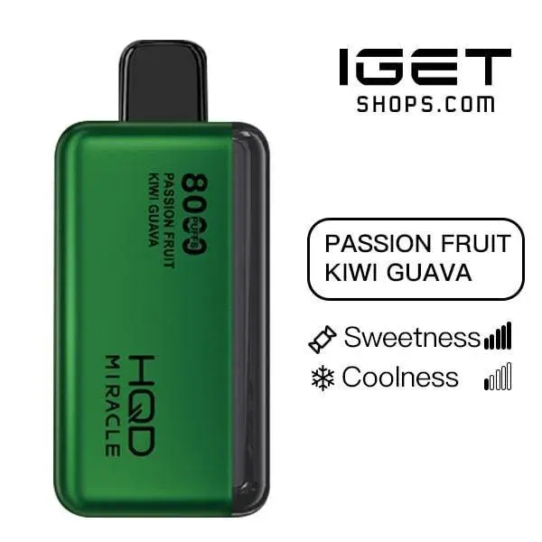 HQD Miracle 8000 – Passion Fruit Kiwi Guava