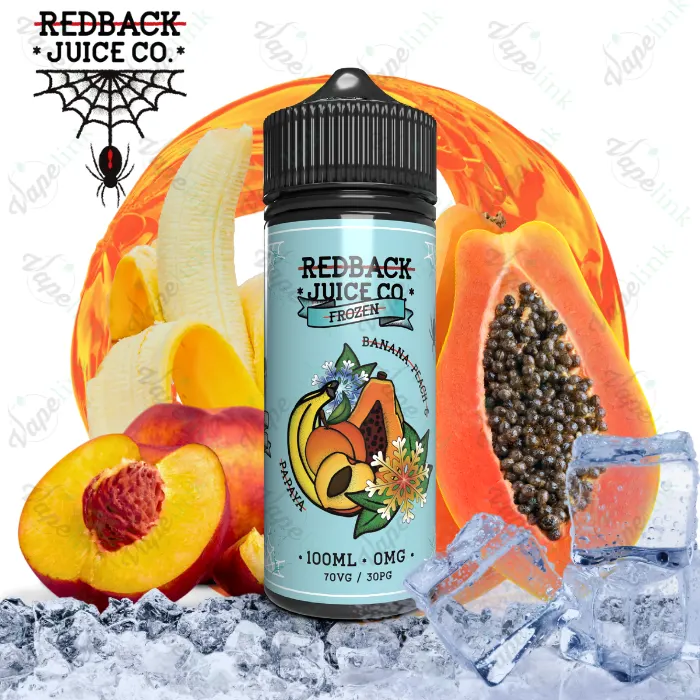 Redback Juice Co. | Frozen | Banana, Peach & Papaya 100ml