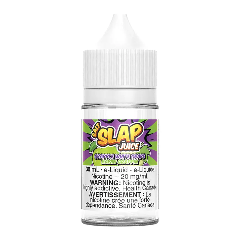 Slap Juice Salt Nic E-liquid – Grapple White Grape 30ml