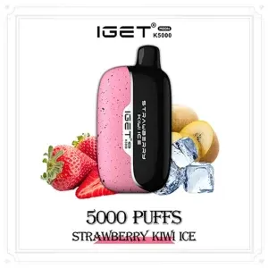 Strawberry Kiwi Ice – IGET Moon 5000 Puffs