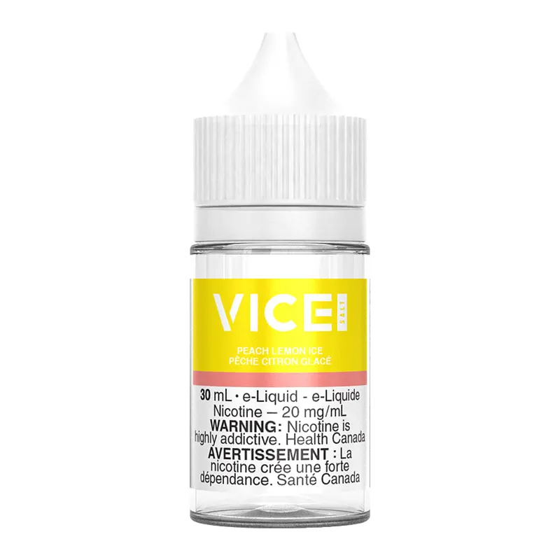 Vice Salt Nic E-Liquid – Peach Lemon Ice 30ml